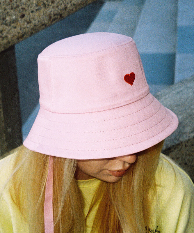 Bucket Heart Hat